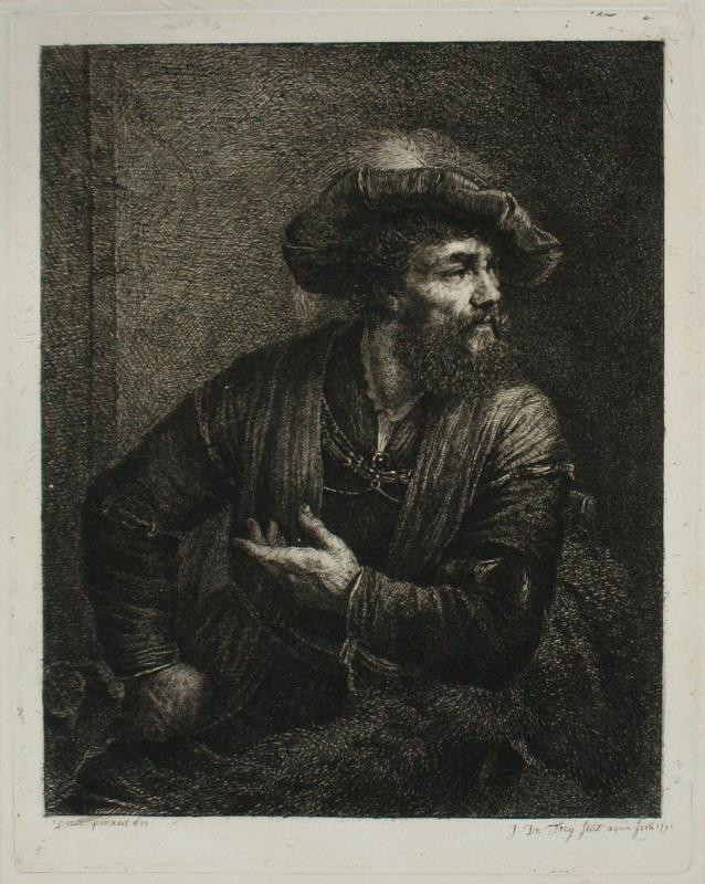 Johannes Pieter de Frey - Podobizna sedícího muže
