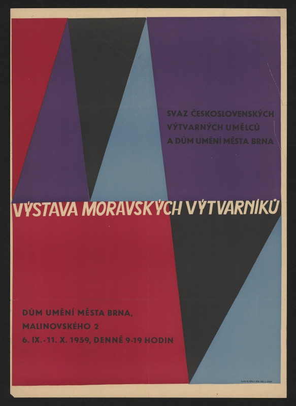 neznámý - Výstava moravských výtvarníků. Dům umění ... 1959