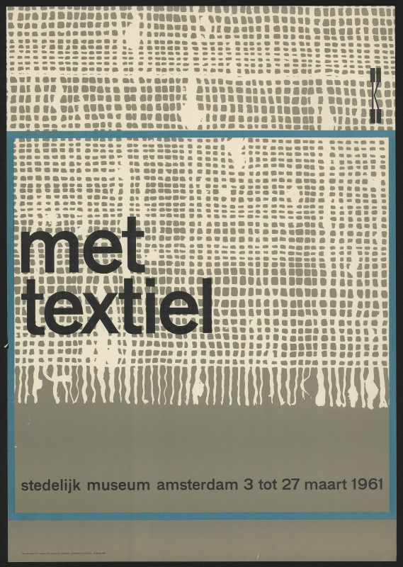 Wim (Willm Hendrick) Crouwel - Met textiel