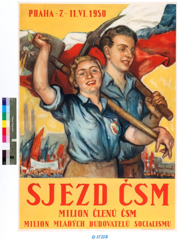 Alena Čermáková - Sjezd ČSM. Milion členů ČSM, milion mladých budovatelů socialismu
