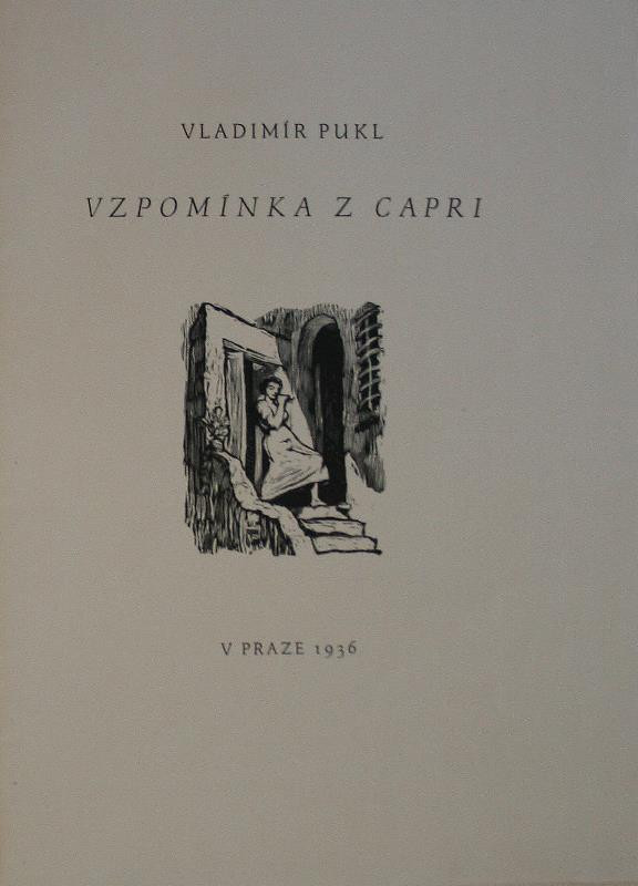 Vladimír Pukl - Vzpomínka z Capri (9 ilustrací)