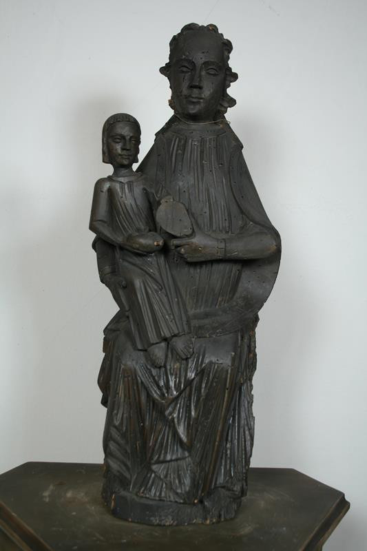 neznámý malíř - Madona s Ježíškem (černá)