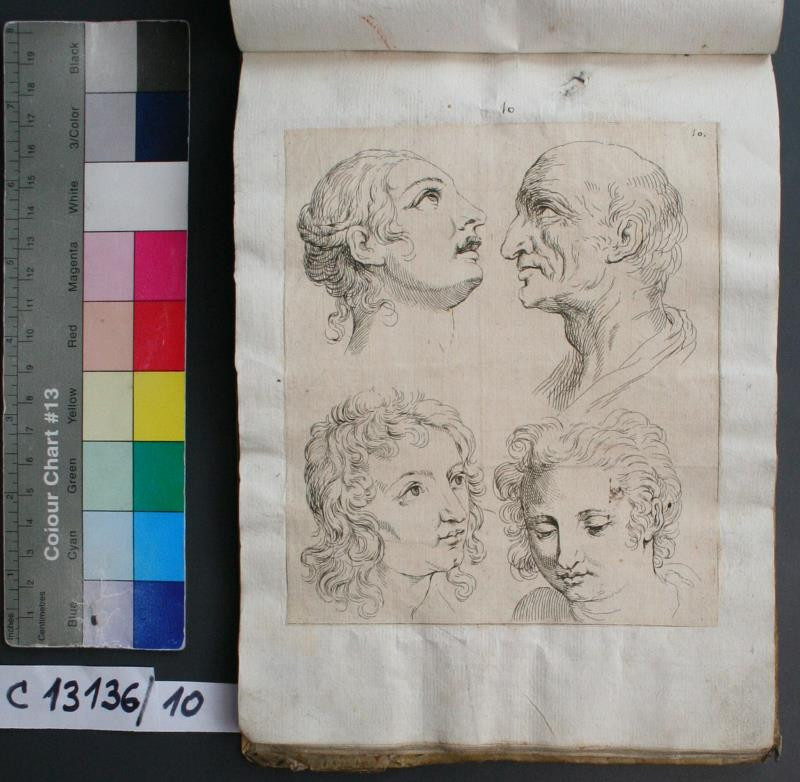 Jusepe (José) de Ribera - Livre de Portraiture: studie hlav