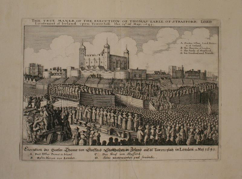 Václav (Wenceslaus) Hollar - The true maner of the Execution of Tomas Earle of Strafford