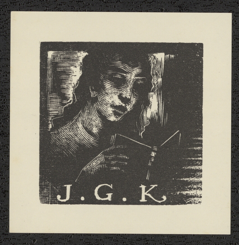 Josef Hodek - Ex libris J. G. K.