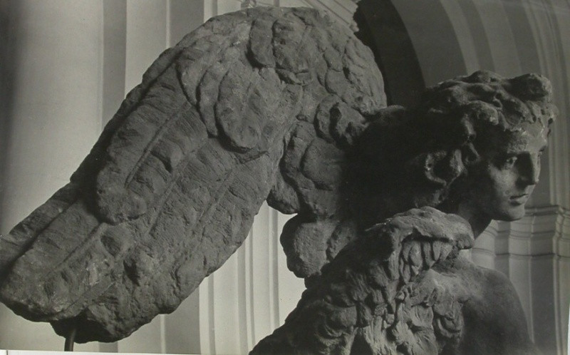Jan Svoboda - Bez názvu (Anděl, detail s křídlem, Matyáš Bernard Braun), z cyklu Pojednání o plastice / Untitled, from the Essays on Sculpture cycle