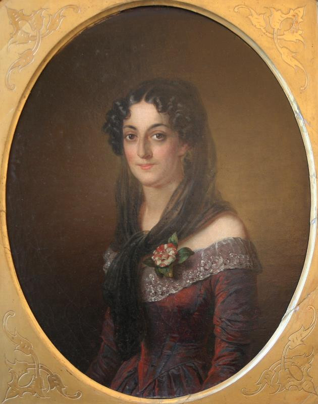 neznámý malíř - Podobizna Cecílie von Scharff