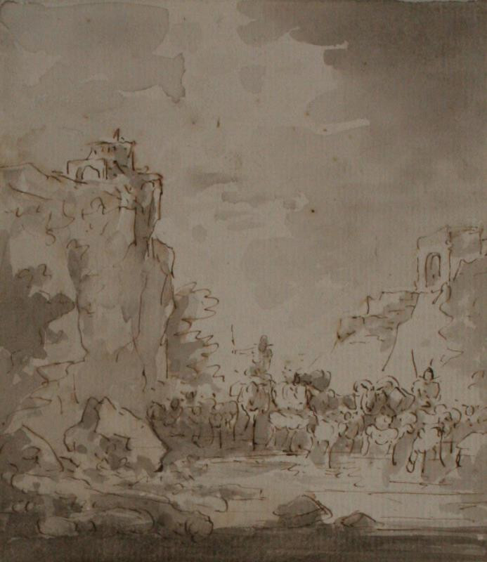 Claes (Nicolaes) Berchem - Stádo u vody