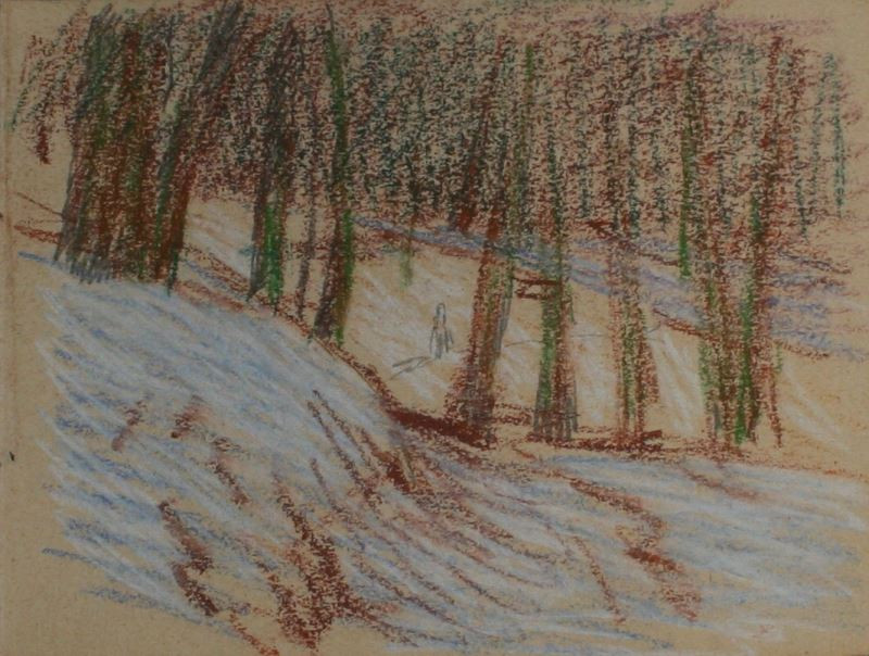 Pečínka František - Sníh na kraji lesa