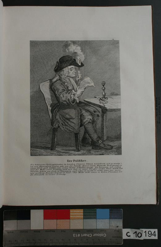 C. F. Heintz - Der Politiker. in William Hogarths sämtliche Werke