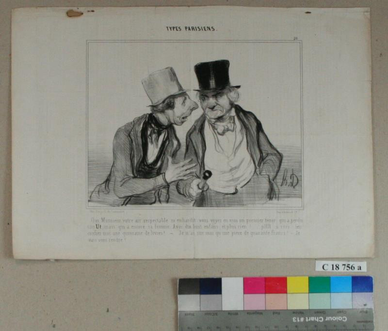 Honoré Daumier - Types  Parisiens