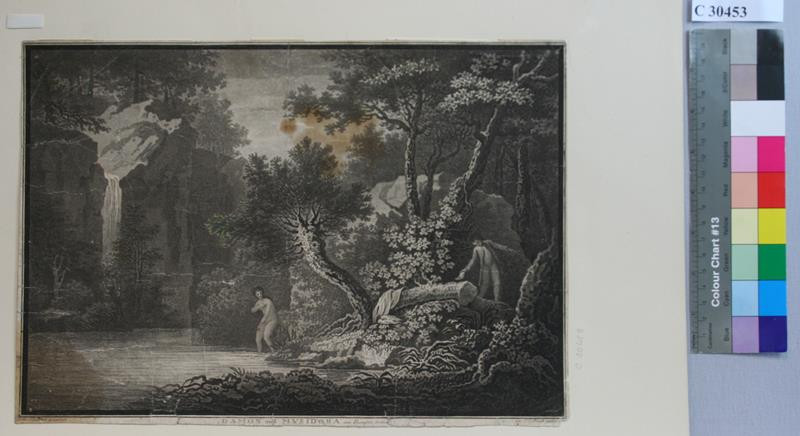 Johann Friedrich Bause - Damon a Musidora