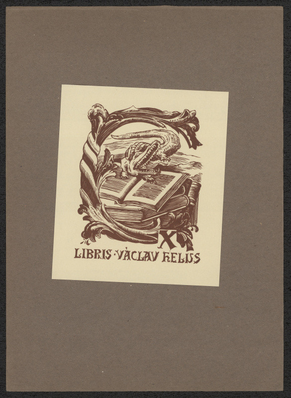 Bohuš Jágr (Jáger) - Ex libris Václav Helus