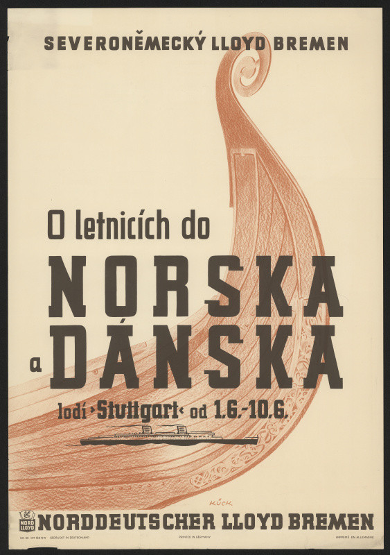 Kück (?) - O letnicích do Norska a Dánska lodí