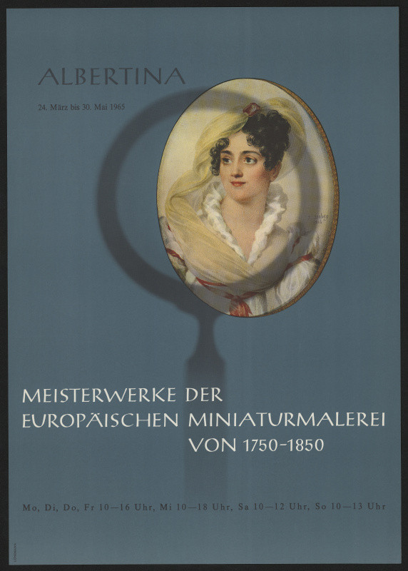 Lünemann - Meisterwerke der Europäischen Miniaturmalerei von 1750-1850 Albertina 1965