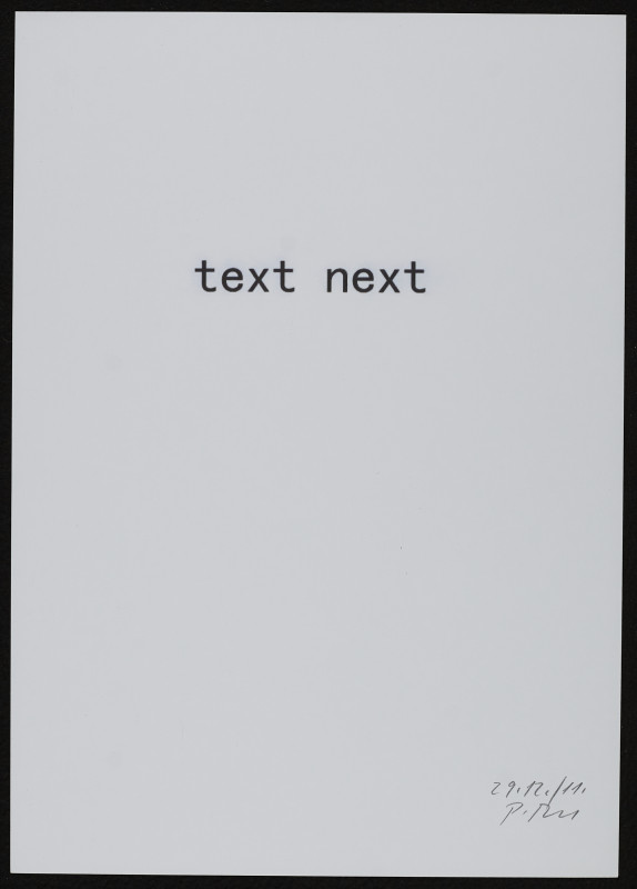 Pavel Rudolf - text next