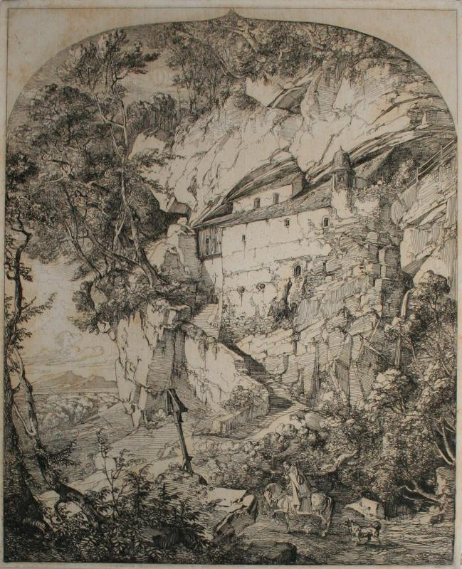 Caspar Johann Nepomuk Scheuren - Klášter v horách