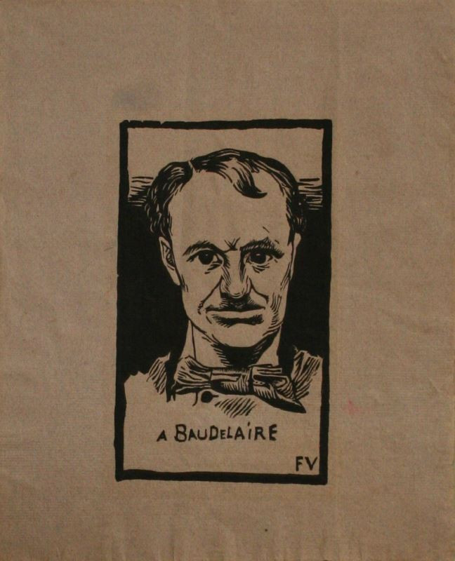 Félix Edouard Vallotton - Charles Baudelaire