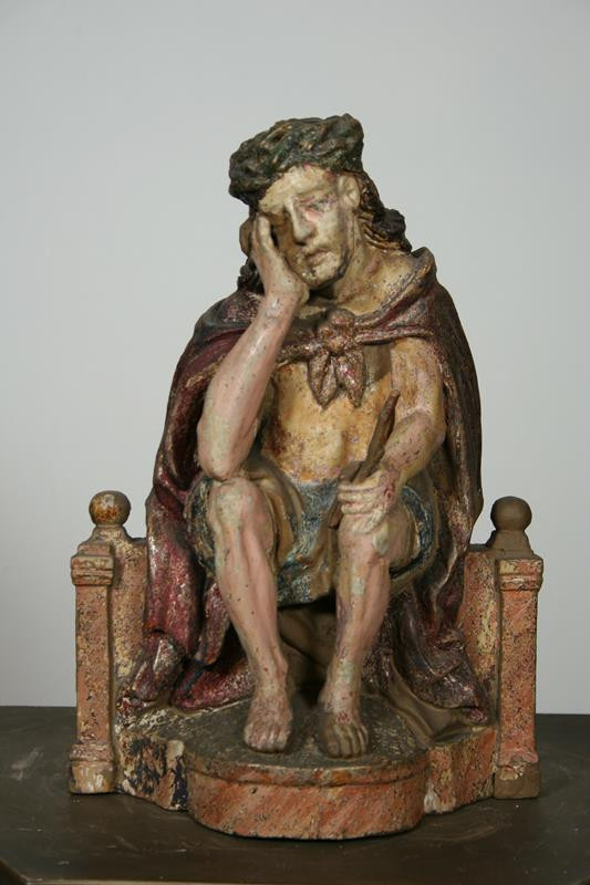 neznámý sochař moravský - Sedící Kristus