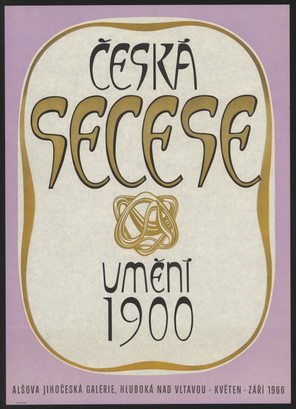 neznámý - Česká secese, umění 1900, AJG Hluboká n/Vl. 1966