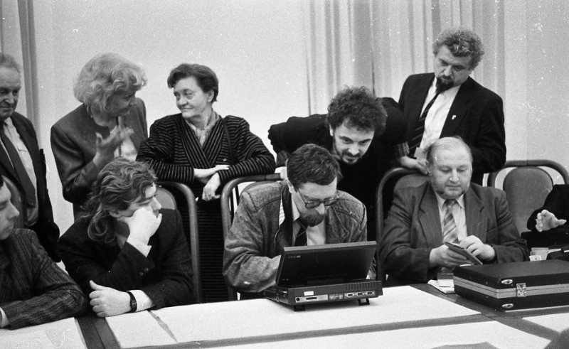 Dagmar Hochová - Jednání poslaneckého klubu Občanské fórum-nezávislí v České národní radě, duben 1991