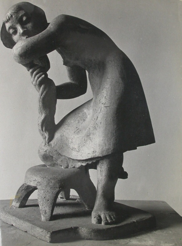 Jan Svoboda - Bez názvu (Plastika, Otto Gutfreund), z cyklu Pojednání o plastice / Untitled, from the Essays on Sculpture cycle