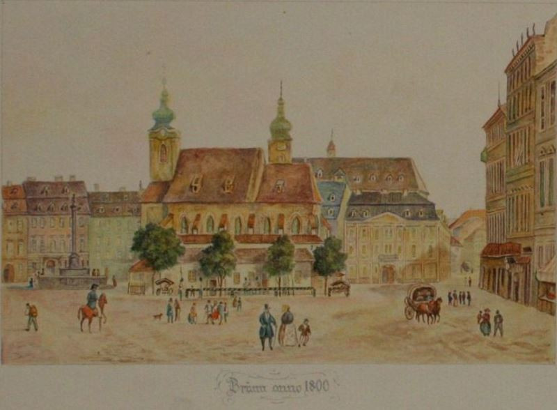 neznámý - Brünn anno 1800 - Náměstí Svobody