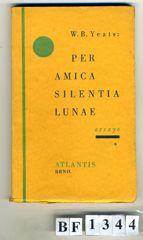 Kryl & Scotti, Atlantis (edice), František Vik, Jaroslav Skalický, William Butler Yeats - Per amica silentia lunae