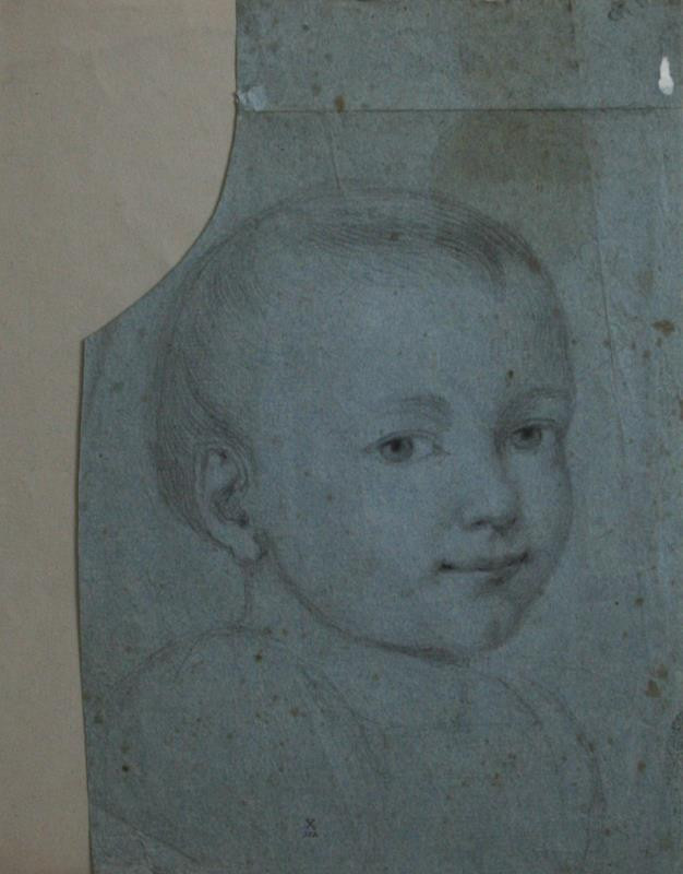 Jean-Baptiste Greuze - Hlava dítěte