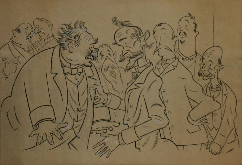 Vratislav Hugo Brunner - Humoristická kresba