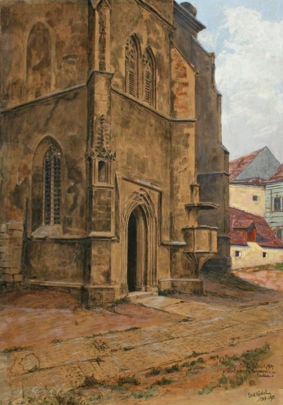 Karl Gödel - Severní portál brněnského chrámu sv. Petra a Pavla