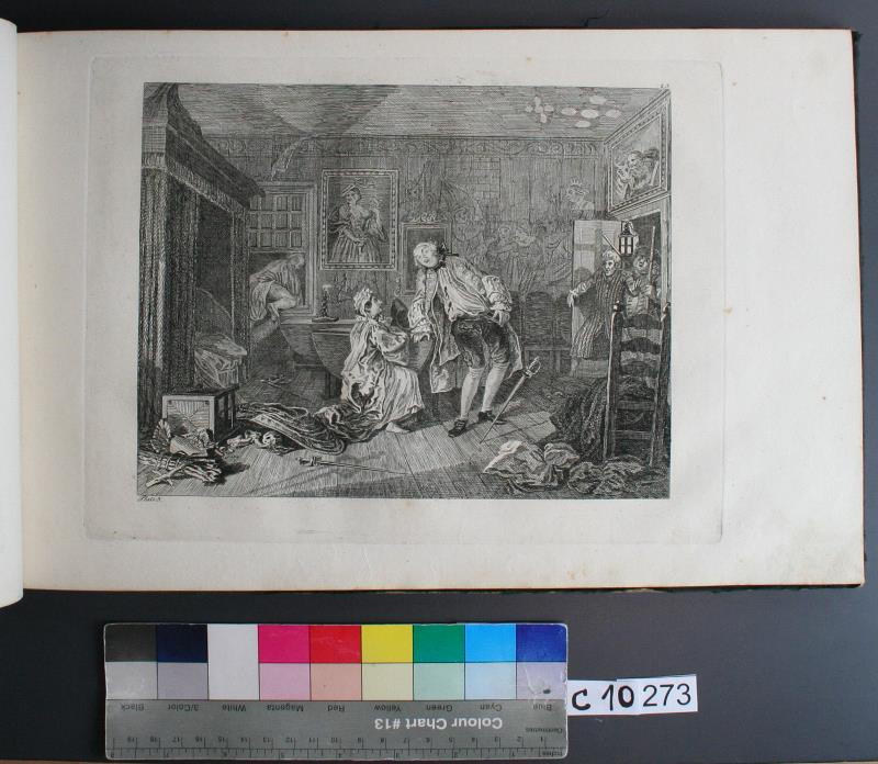 William Hogarth - Marriage a la Mode 5. Plate. in Hogarths Kupferstiche