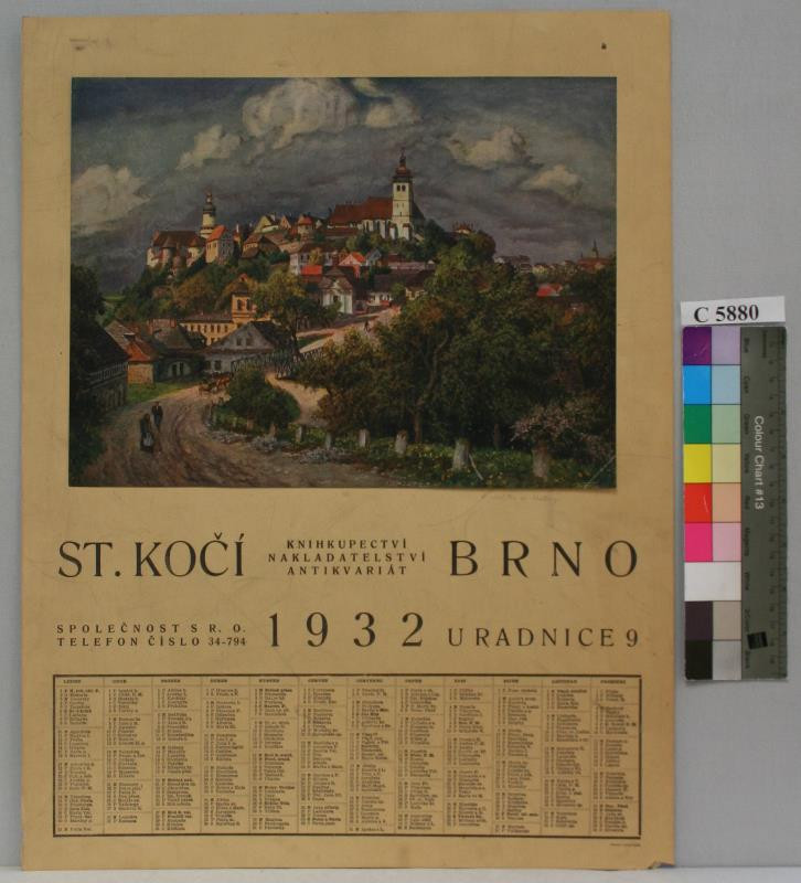 neurčený autor - St. Kočí, knihkupec ... Brno 1932