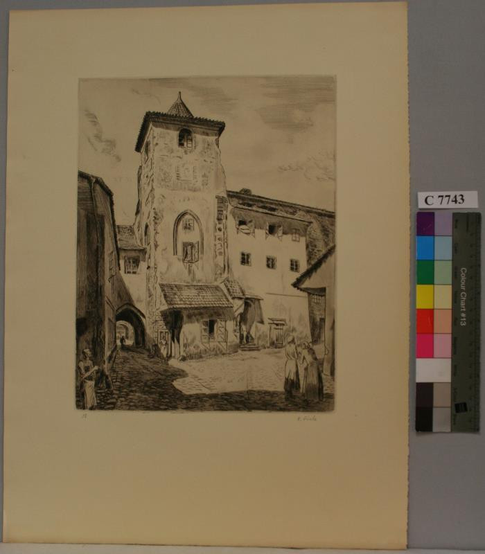 Václav Fiala - Anežský klášter (Staré město 1939)
