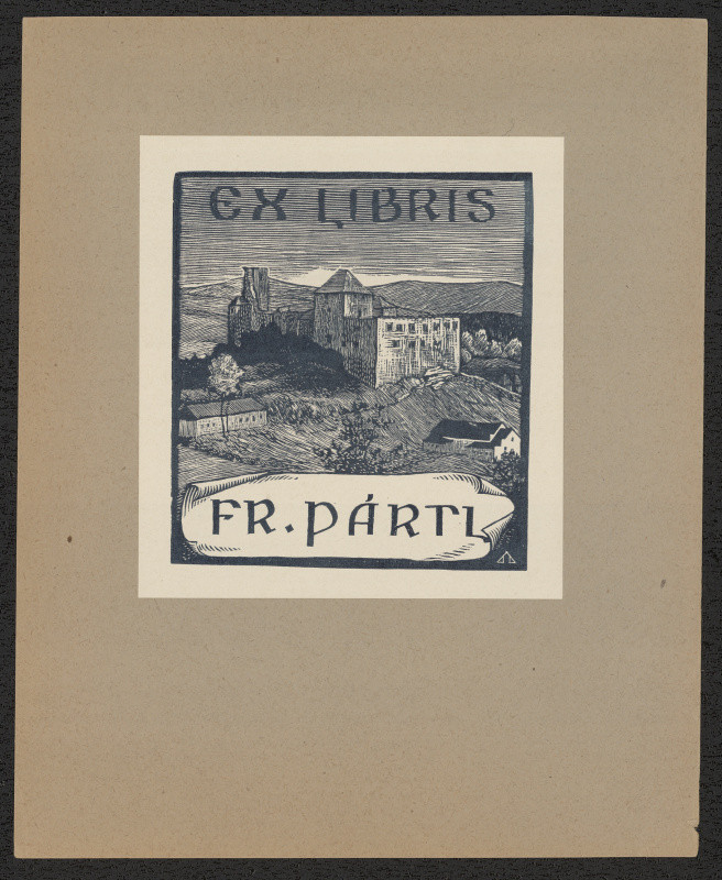 Jan Jůzl - Ex libris Fr. Pártl