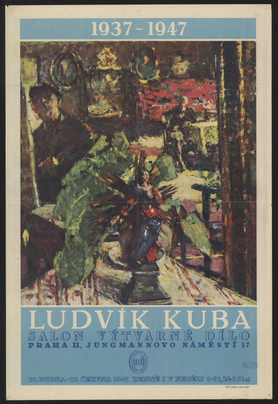 Ludvík Kuba - Ludvík Kuba, Salon Výtvarné dílo Praha II. Jungmannovo nám. ...1947