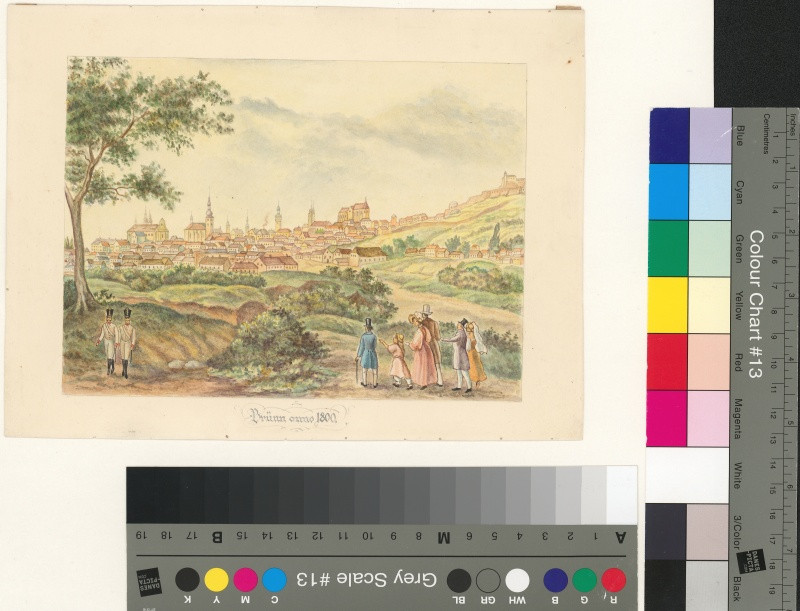 neznámý - Brünn anno 1800 - Pohled na město