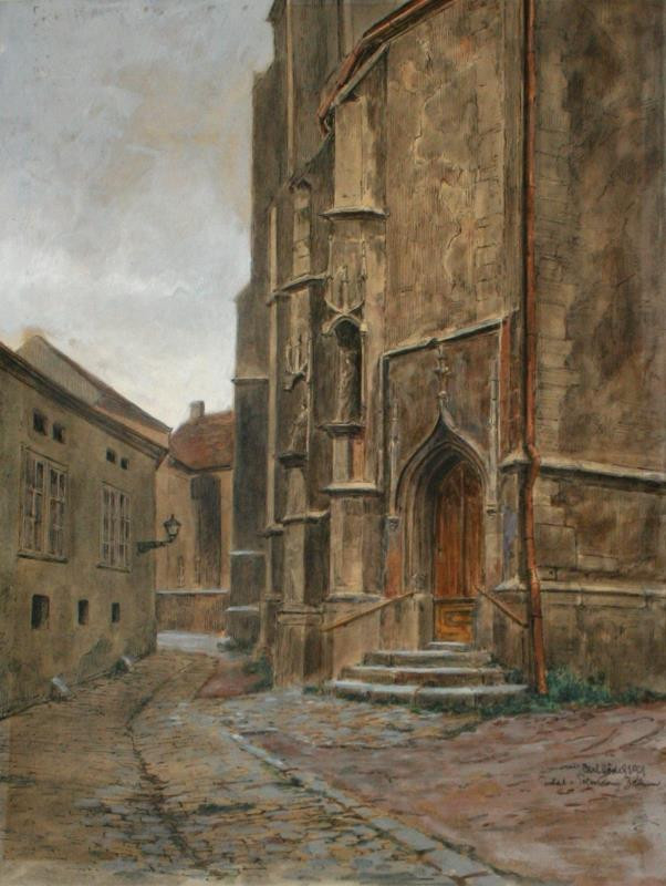 Karl Gödel - Jižní portál chrámu sv.Petra