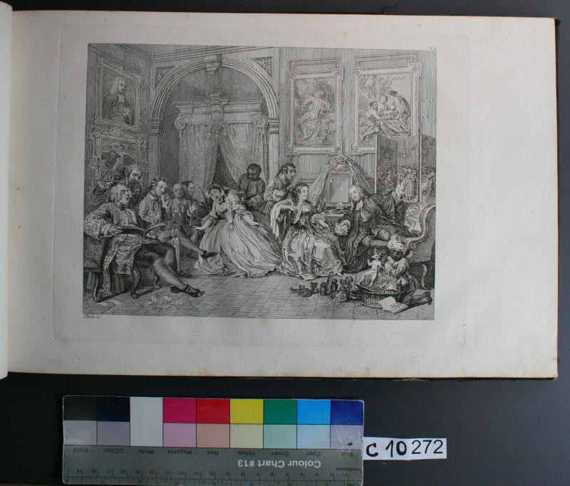 William Hogarth - Marriage a la Mode 4. Plate. in Hogarths Kupferstiche