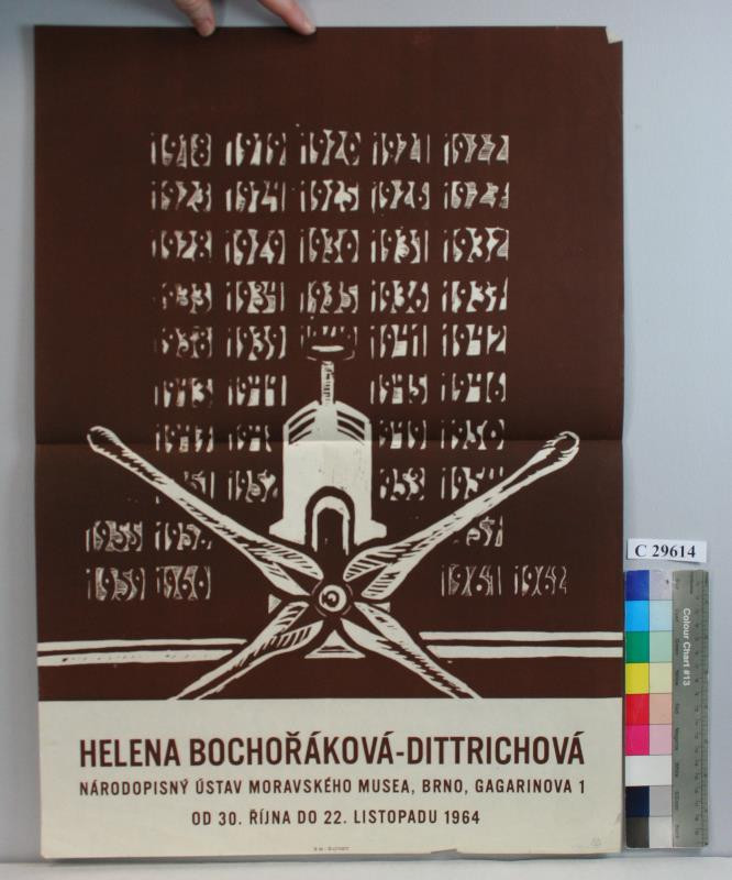 Helena Bochořáková-Dittrichová - Plakát pro výstavu v Brně