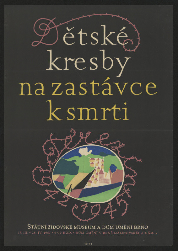 neznámý - Dětské kresby na zastávce smrti. DUM Brno