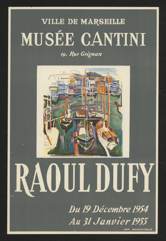 neznámý - Raoul Dufy, Musée Cantini