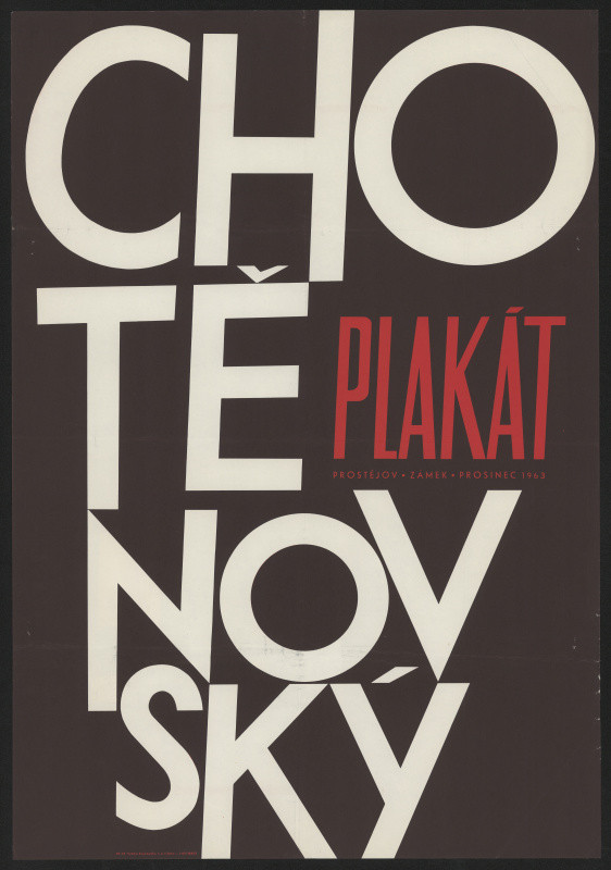 neznámý - Chotěnovský - plakát