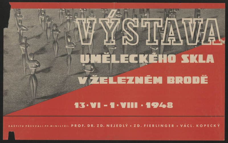 neznámý - Výstava uměleckého skla v Železném Brodě 1948