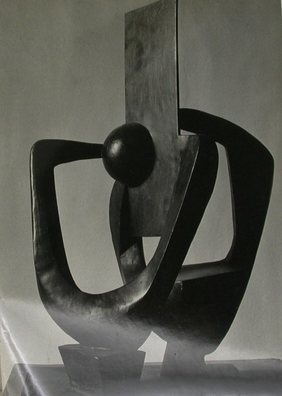 Jan Svoboda - Bez názvu (Kompozice, Hana Wichterlová), z cyklu Pojednání o plastice / Untitled, from the Essays on Sculpture cycle