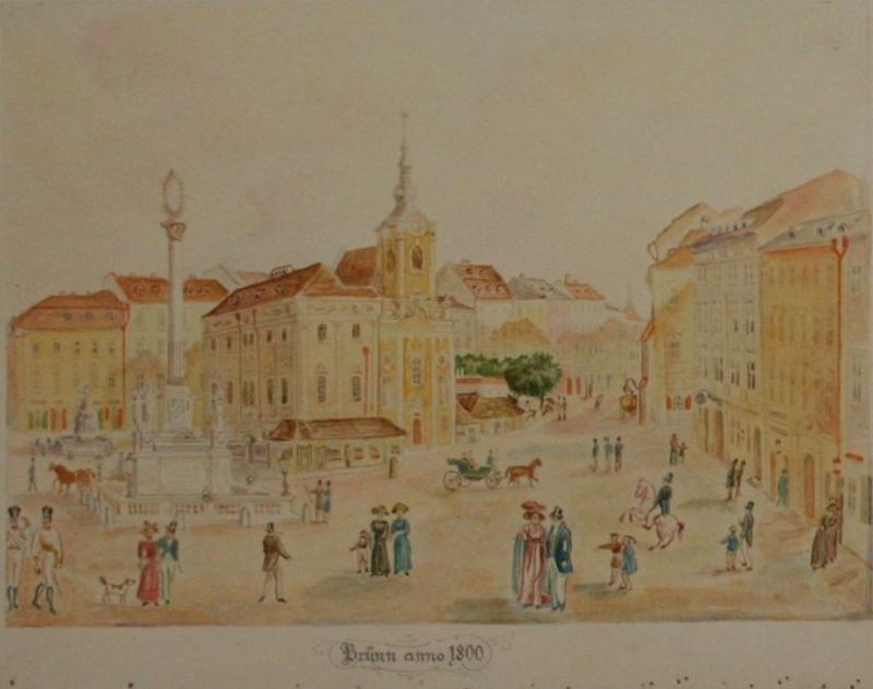 neznámý - Brünn anno 1800 - Náměstí Svobody