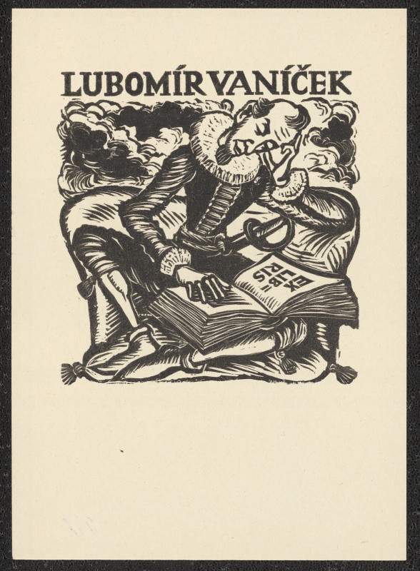 Michael Florian - Lubomír Vaníček Ex libris