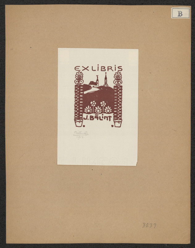 József Bálint - Ex libris J. Bálint