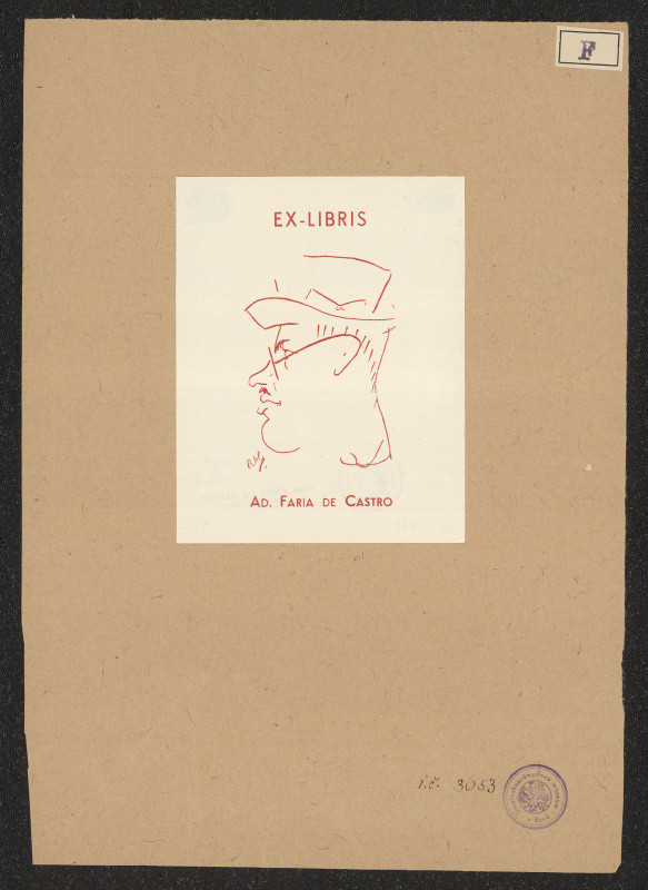 Adolfo Faria de Castro - Exlibris Ad. Faria de Castro