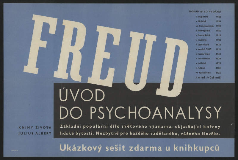 neznámý - Freud, Úvod do psychoanalýsy